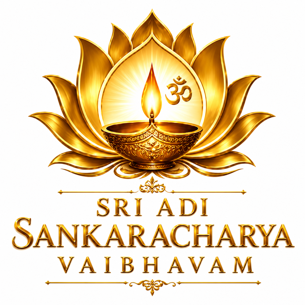adi shankara vaibhavam yatra logo
